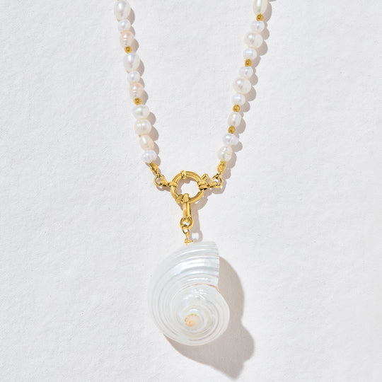 Spirali Shell Charm by Ashiana from Marina St Barth