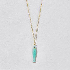Dory Aqua Fish Necklace by Ashiana from Marina St Barth
