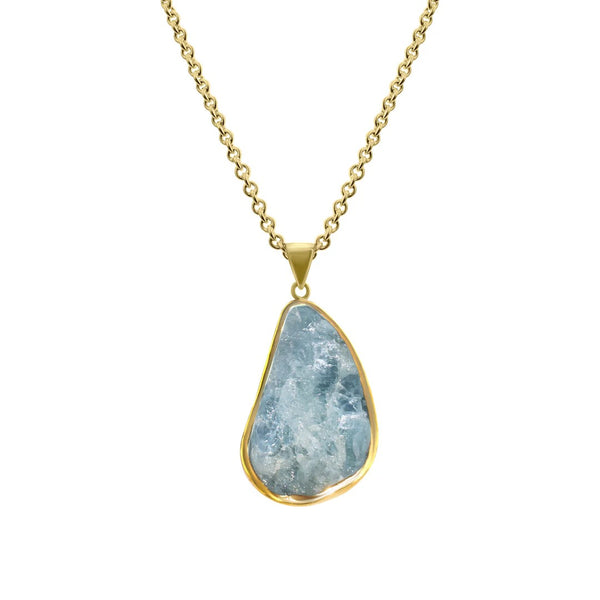 Aquamarine Rock Pendant by Lassanai from Marina St Barth