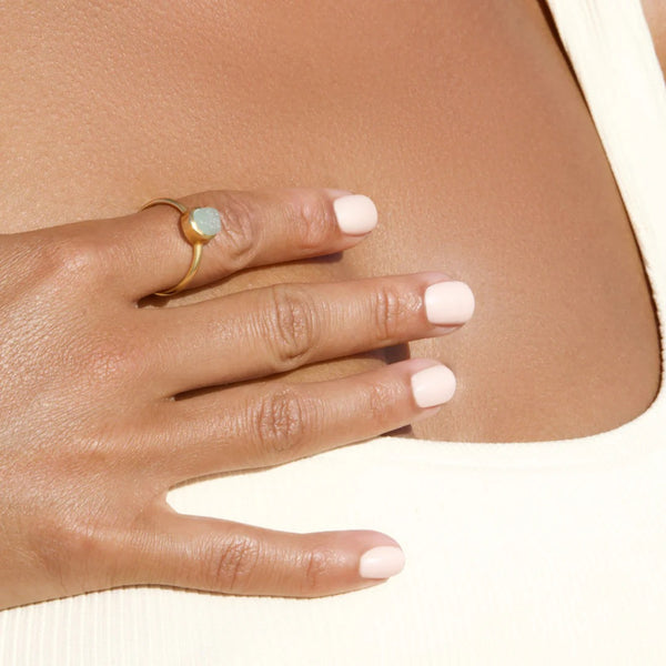 Aquamarine Stackable Ring by Lassanai from Marina St Barth