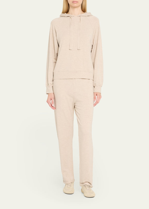 Majestic French Terry Hoodie With Grosgrain Tie by Majestic Filature from Marina St Barth