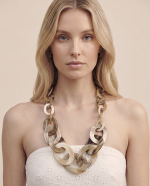 Recycled Horn Necklaces by Mariana Osornio from Marina St Barth