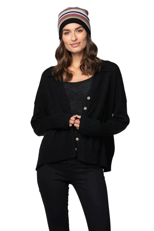 Cashmere Collared Cardigan by Subtle Luxury from Marina St Barth