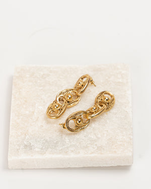 Gas Bijoux Carthage Earrings Gold by Gas Bijoux from Marina St Barth