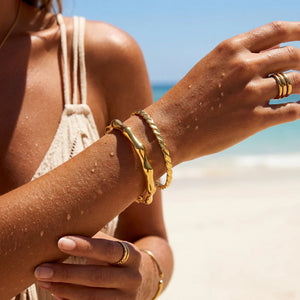 Bamboo Chunky Bangle by Ashiana from Marina St Barth