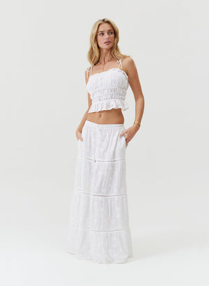Melissa Cinzia White Skirt by Melissa Odabash from Marina St Barth