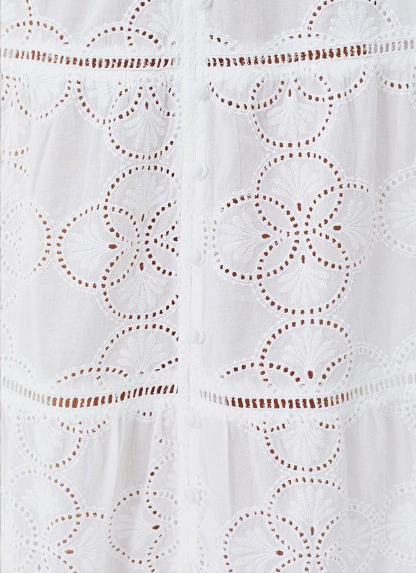 Melissa Cinzia White Skirt by Melissa Odabash from Marina St Barth