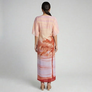 Asma Boat Neck Dress