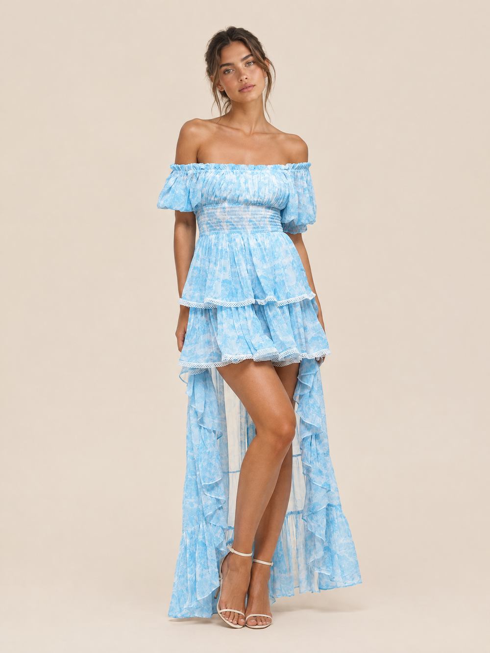 Ella Dress Bleu Jouy by Marlea from Marina St Barth