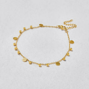 Flutter Gold Disc Anklet by Ashiana from Marina St Barth