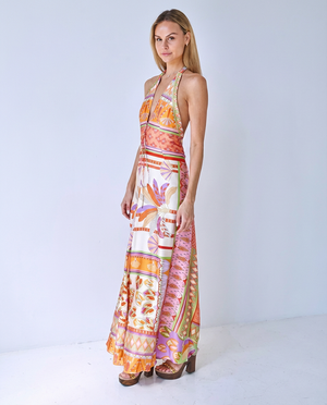 Paris Poolside Gossip Silk Dress 202C by Trisha paterson from Marina St Barth