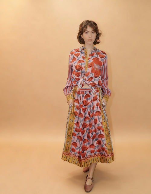 Me369 Isabel Printed Shirt