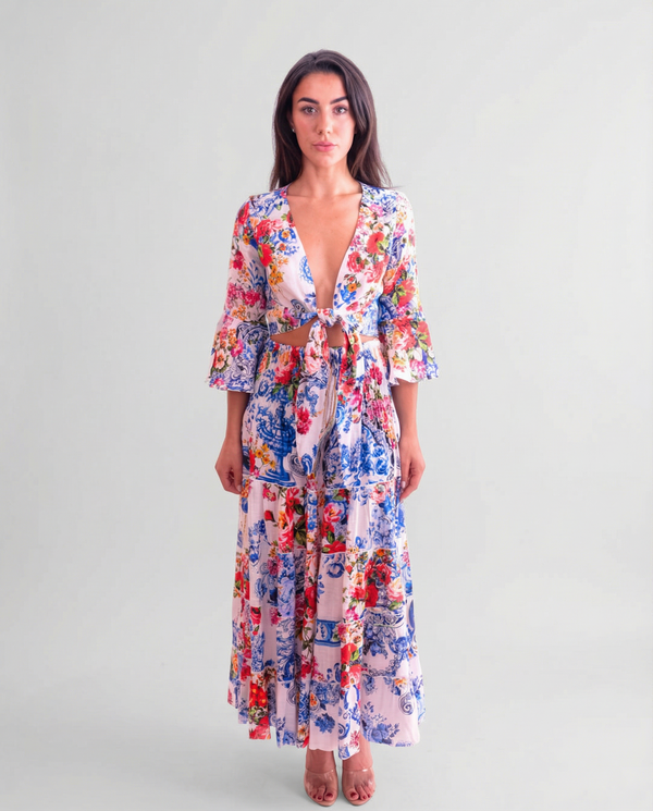 Positano Hedy Printed Long Skirt by Luisa Positano from Marina St Barth
