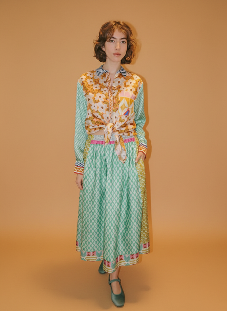 Me369 Isabel Printed Shirt