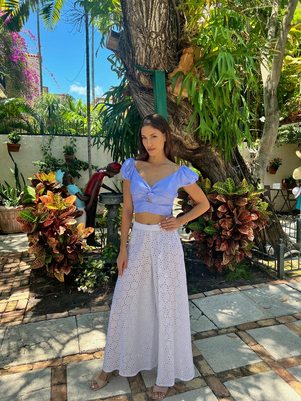 Bolero Susy Palloncino Linen Top by Marina St Barth from Marina St Barth