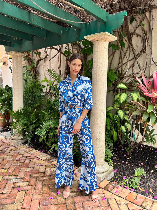 Positano Tania Linen Shirt by Luisa Positano from Marina St Barth