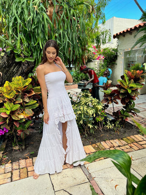 Blanca High Low Dress Cotton by Marina St Barth from Marina St Barth