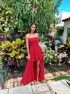 Blanca High Low Dress Cotton by Marina St Barth from Marina St Barth