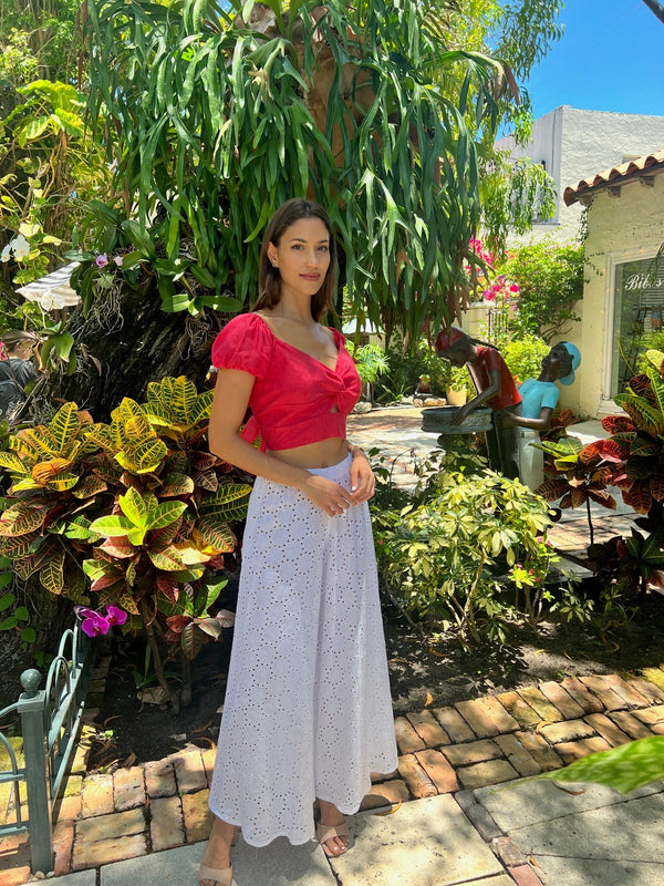 Bolero Susy Palloncino Linen Top by Marina St Barth from Marina St Barth