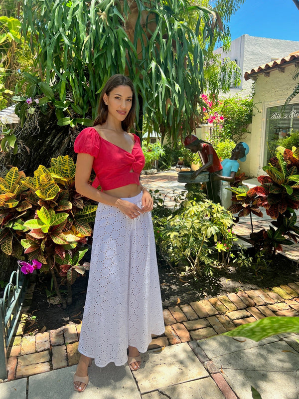 Bolero Susy Palloncino Linen Top by Marina St Barth from Marina St Barth