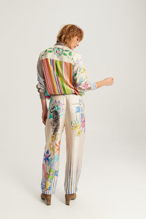 Lydia Tailored Pants Paradiso by Me 369 from Marina St Barth