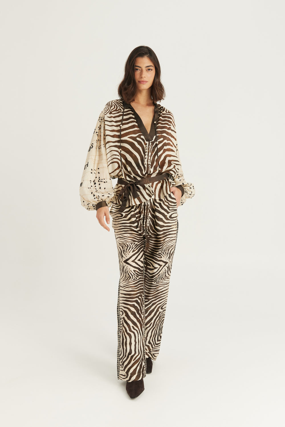 Rona Painters Shirt Noir Muse by Me 369 from Marina St Barth