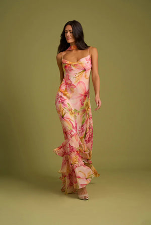 Nola Sash Maxi Dress by Rococo & Sand from Marina St Barth