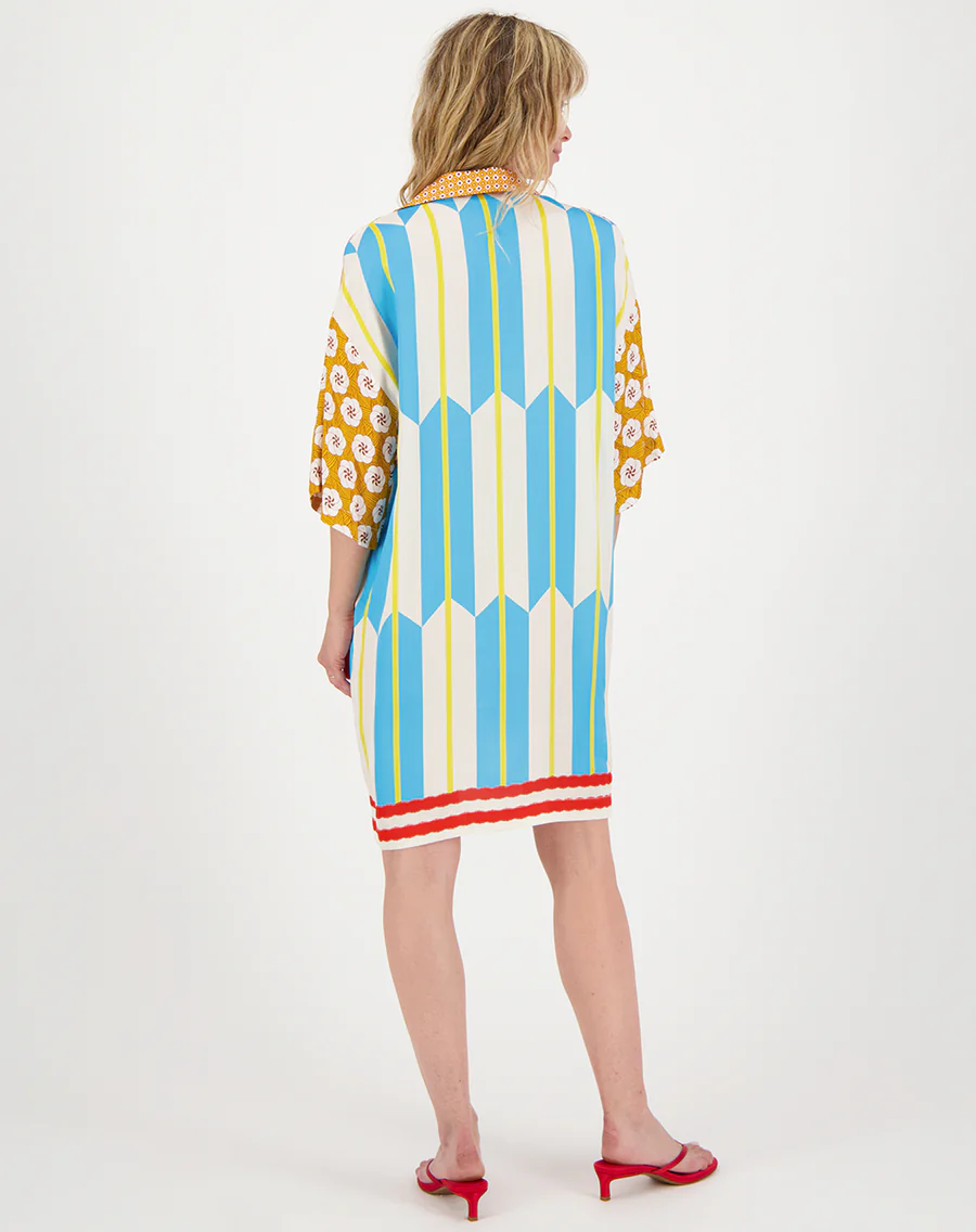 Me369 Nancy Placket Mini Dress by Me 369 from Marina St Barth