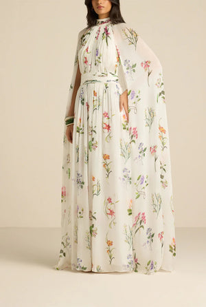 Anya Cape Maxi Dress by Hemant & Nandita from Marina St Barth