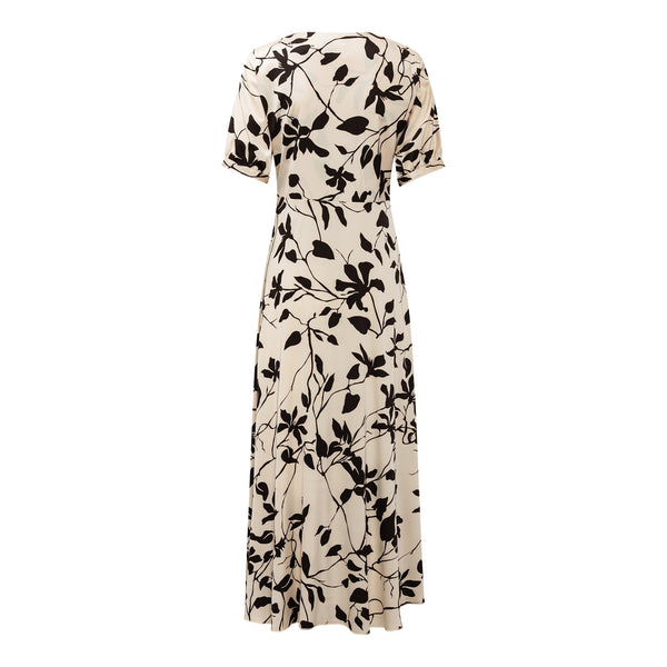 Faye Dress Mono Floral