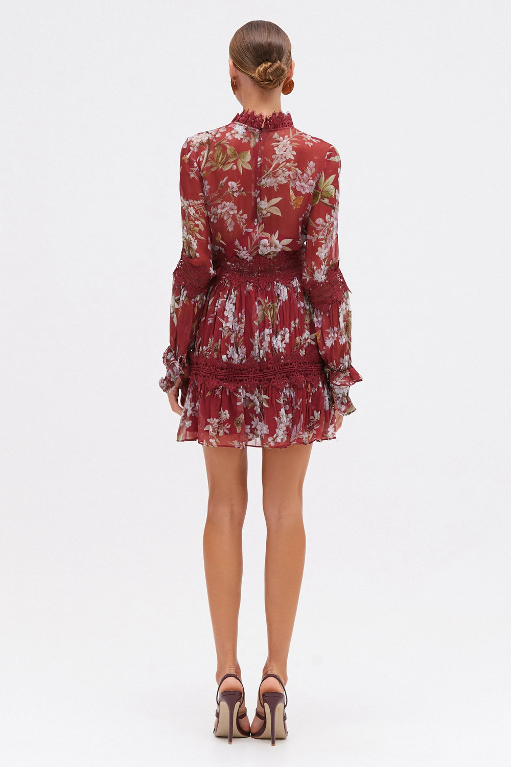 PatBo Delicata Flutter Mini Dress