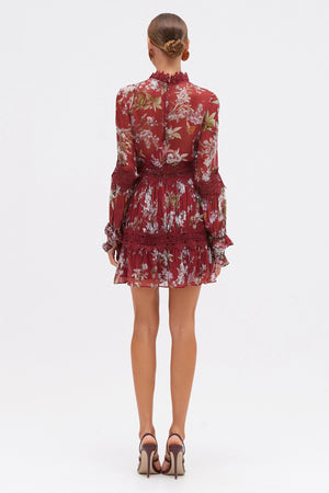 PatBo Delicata Flutter Mini Dress