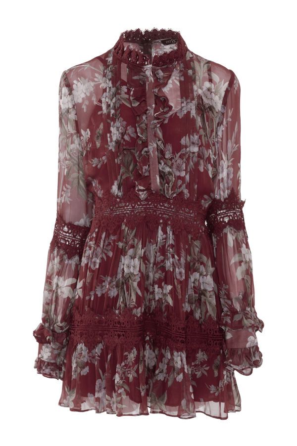 PatBo Delicata Flutter Mini Dress