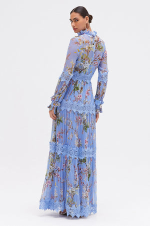 PatBo Delicata Flutter Maxi Dress