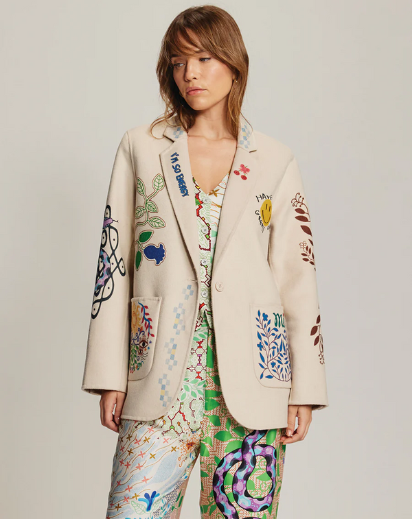 ME369 Juliana Shipibo Wool Jacket by Me 369 from Marina St Barth