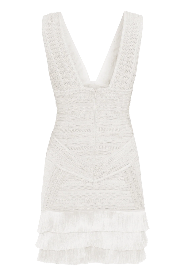 PatBo Radiant Fringe Mini Dress