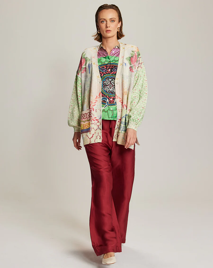 ME369 Liv Shipibo Printed Cardigan by Me 369 from Marina St Barth
