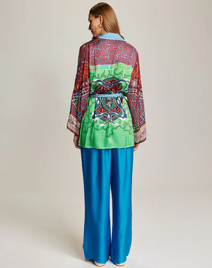 ME369 Lucia Shipibo Belted Kimono by Me 369 from Marina St Barth