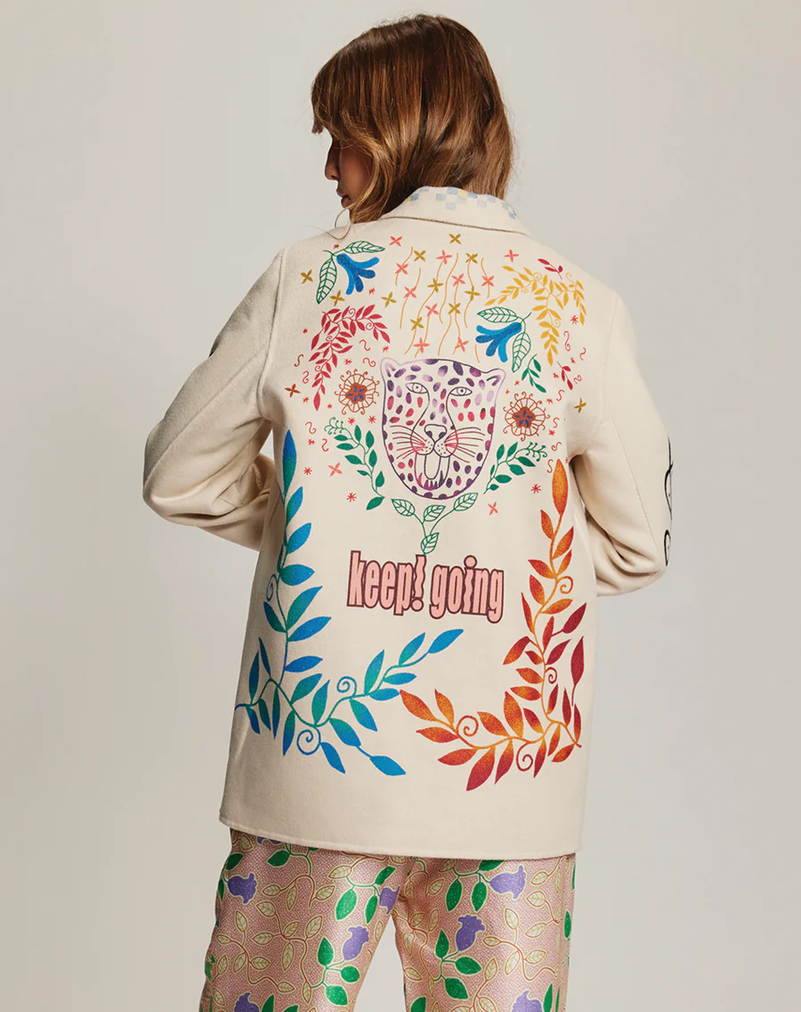 ME369 Juliana Shipibo Wool Jacket by Me 369 from Marina St Barth