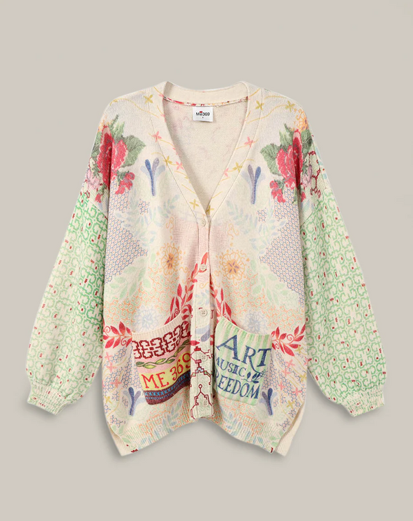 ME369 Liv Shipibo Printed Cardigan by Me 369 from Marina St Barth