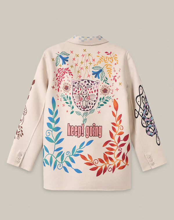 ME369 Juliana Shipibo Wool Jacket by Me 369 from Marina St Barth