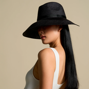 Ecuador Anna Wide Brim Visor by Artesano from Marina St Barth