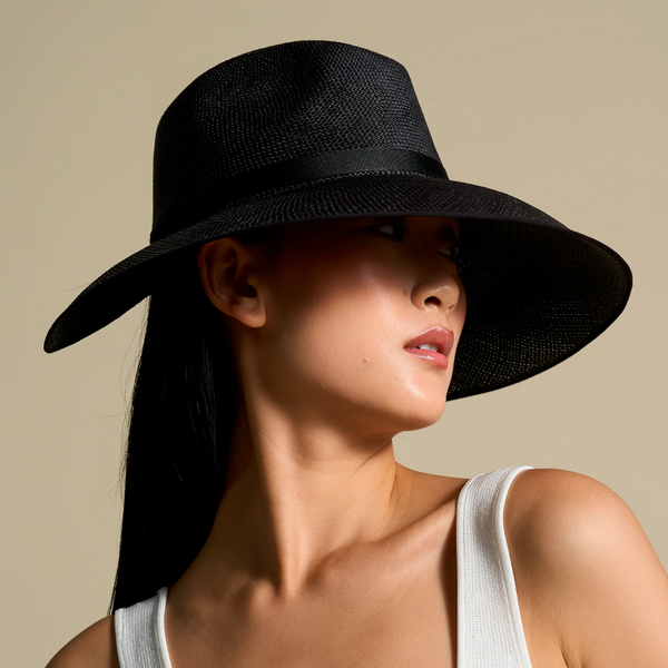 Ecuador Anna Wide Brim Visor by Artesano from Marina St Barth