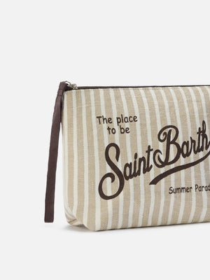 Aline Linen Pouch by MC2 ST BARTH from Marina St Barth