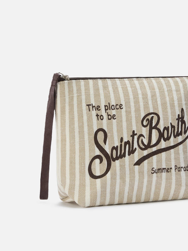 Aline Linen Pouch by MC2 ST BARTH from Marina St Barth
