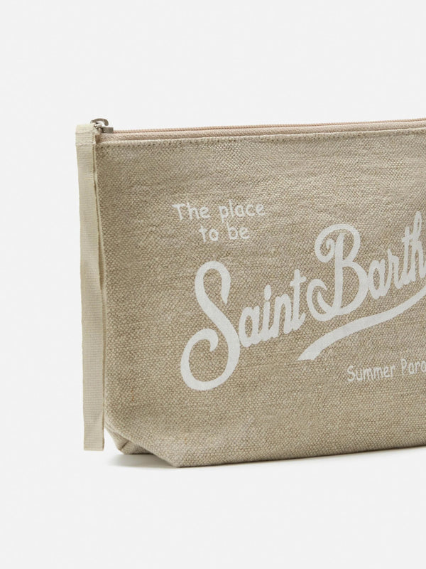 Aline Linen Pouch by MC2 ST BARTH from Marina St Barth