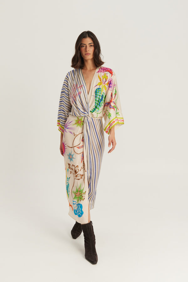 Camila Twisted Dress Paradiso by Me 369 from Marina St Barth