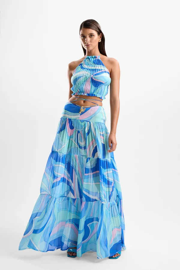 Cin Cin Spice Ruched Top