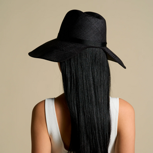 Ecuador Anna Wide Brim Visor by Artesano from Marina St Barth