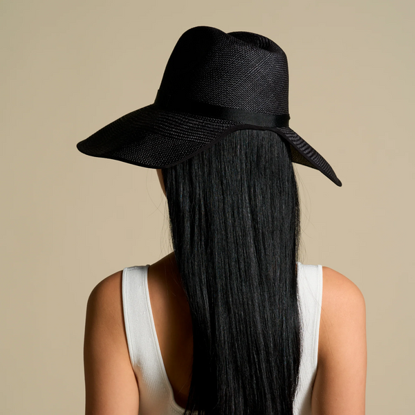 Ecuador Anna Wide Brim Visor by Artesano from Marina St Barth